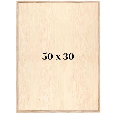 Cornice legno grezzo 50 x 30 - Verde Stabilizzato