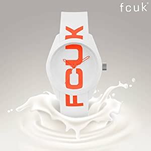 Buy FCUK Silicone Analog Blue Dial Unisex's Watch-Fc150W at Amazon.in