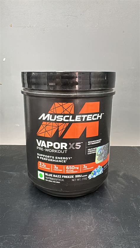 MuscleTech Vapor X5 - 270g – MD NUTRITION