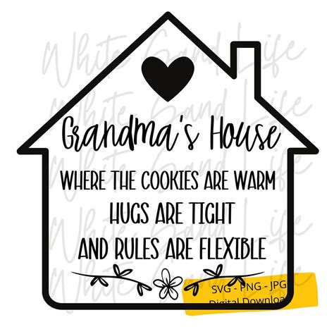 Grandma Svg, Abuela Png, Abuela Gift in English, Nana's Mothers Day ...