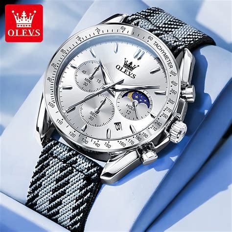 nouvelle montre d'affaires pour hommes olevs calendrier lumineux ...