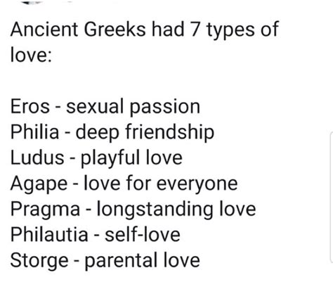 The 7 Types of Love in Ancient Greek