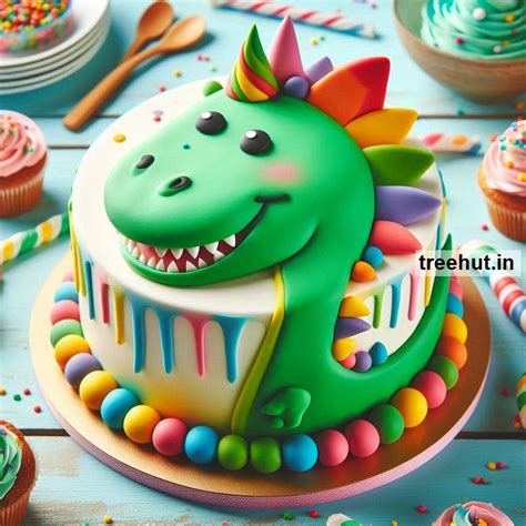 Dinosaur Cake Decoration Ideas with Cake Decoration Techniques and Tips