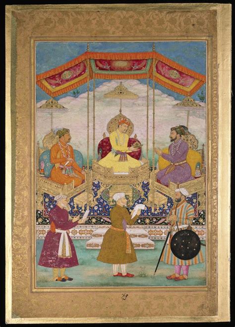 https://upload.wikimedia.org/wikipedia/commons/8/8e/1630-31-Akbar%2C_Jahangir_and_Shah_Jahan_with_their_Ministers.jpg