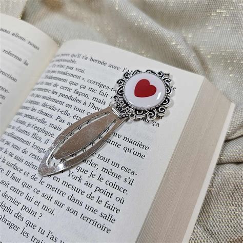 Lynie - Marque-Page cœur rouge | L'Atelier de Lynie