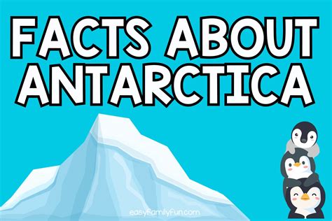 Facts About Antarctica For Kids - Easy Family Fun- Games, Trivia, and Jokes