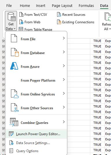Image result for Power Query Editor Task Pane in Excel