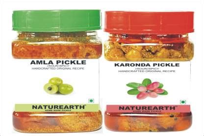 NaturEarth Amla Pickle & Karonda Pickle (400G) Maa Ke Hath Ka Mother ...