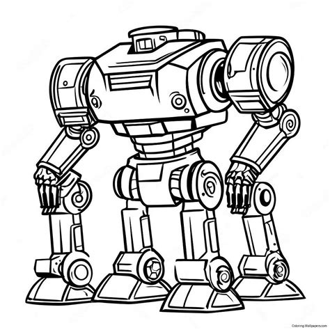 War Robots Coloring Page (35773-28283)
