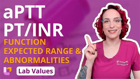 aPTT, PT, and INR | Nursing Lab Values for ATI & NCLEX – LevelUpRN