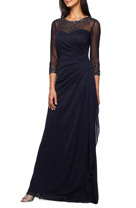 Long Sleeve Evening Dresses Petite at Judy Acosta blog