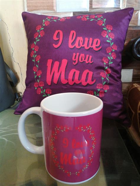 Buy Indigifts Micro Satin, Fibre, Ceramic Coffee Mug and Cushion Cover ...