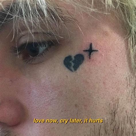 my eternal love #lilpeep | Lil peep tattoos, Lil peep lyrics, Face tattoo