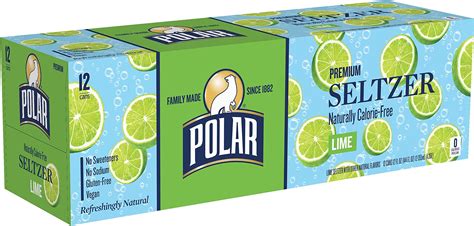Amazon.com: Polar Seltzer Water Original, 12 fl oz cans, 18 pack
