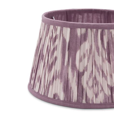 Shop Purple Ikat Print Cotton Lamp Shade (without stand) - at Best ...