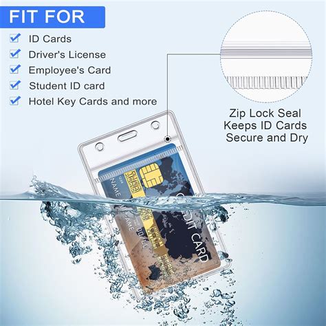 Marspark 300 Pieces Clear Plastic Name Badge ID Card India | Ubuy
