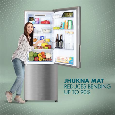 Buy Haier 265 L 2 Star Bottom Mount Refrigerator (HRB-3152PKGA-P, Black ...
