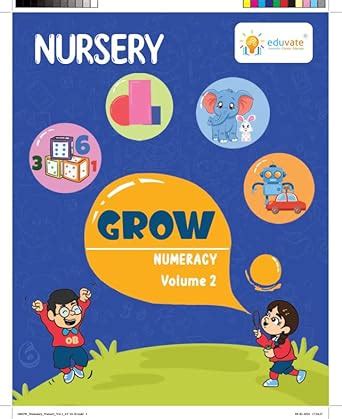 Nursery Numeracy TextBook Volume 2 : Eduvate: Amazon.in: Books