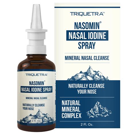 Nasomin Iodine Nasal Spray Cleanses And Refreshes Your Nasal Passages ...