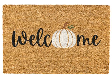 Amazon.com: Welcome Doormat, Fall Door Mat, Doormat for Thanksgiving ...