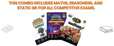 Examcart All Competitive Exams Book Combo 2026 | Shortcut Maths ...