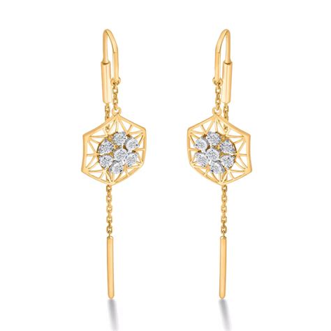Buy LiteStyle Diamond Sui Dhaga Earrings for Modern Looks Online at ...