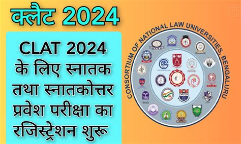 CLAT 2024 Entrance Exam : क्लैट स्नातक तथा स्नातकोत्तर प्रवेश परीक्षा ...