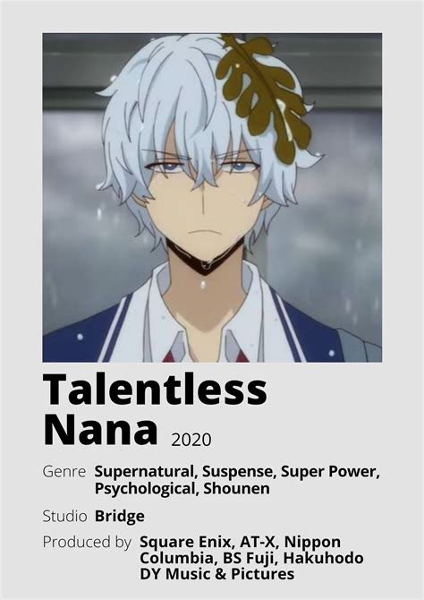 Talentless Nana | Leggende, Anime, Fumetti
