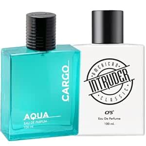 Buy CFS Intruder White 100ml & Cargo Aqua 100ml Long Lasting Eau De ...