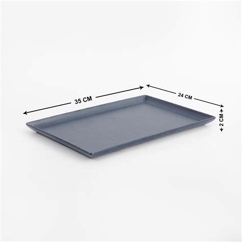 Buy Meadows Solids Melamine Serving Platter - 35x24cm from Home Centre ...