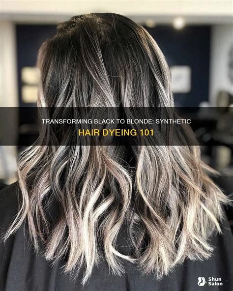 Transforming Black To Blonde: Synthetic Hair Dyeing 101 | ShunSalon