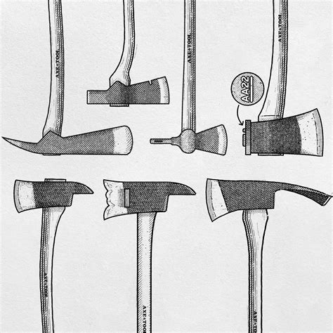 An illustrated list of axe types (122 and counting) : r/Axecraft