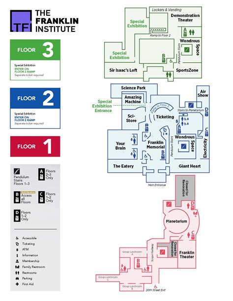 Museum Map | The Franklin Institute