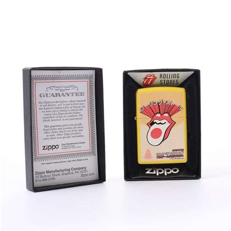 Zippo gelb col. Rolling Stones - Tokyo 2003526 | Excaliburshop