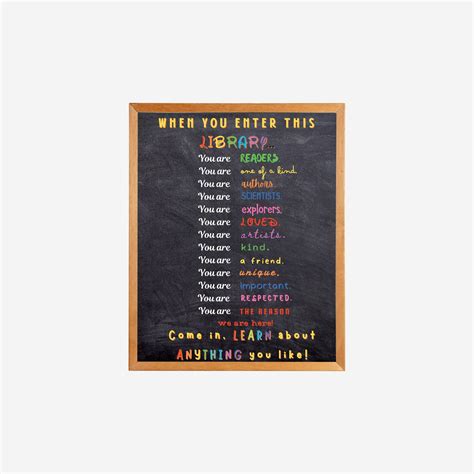 Library Rules Poster 的图像结果