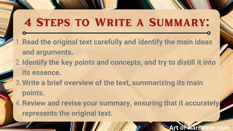 How to Write a Summary: An Essential Guide - The Art of Narrative