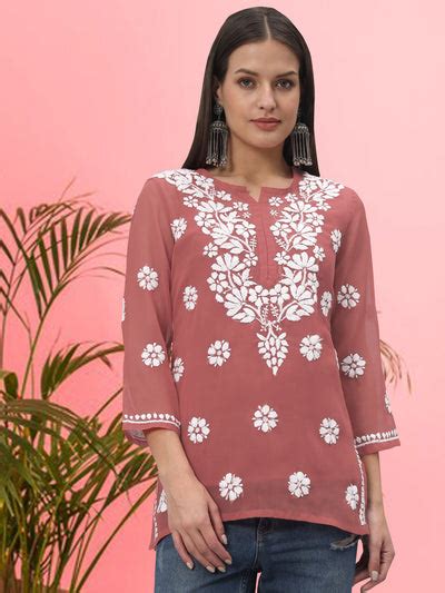 Elegant Range of Chikankari Cotton Kurtis – Paramount Chikan
