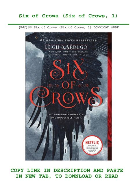 [Pdf]$$ Six of Crows (Six of Crows 1) DOWNLOAD @PDF