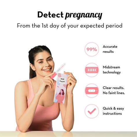 Buy PLUSH PREG-OH! MIDSTREAM PREGNANCY KIT TEST FOR WOMEN Online & Get ...