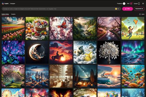Example Prompts for Bing Image Creator 的图像结果