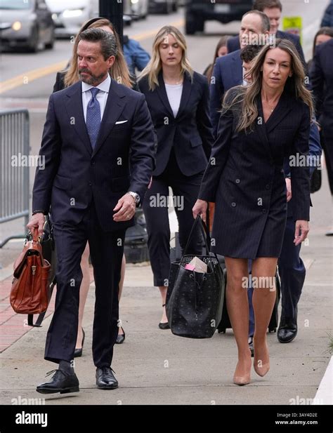 Karen Read arrives with her lead defense attorney Alan Jackson, left ...
