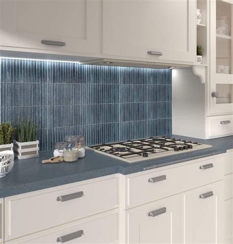 Fresno Azur Blue Ceramic Tile | Floor and Decor