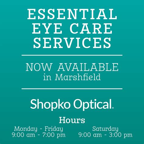 SHOPKO OPTICAL - MARSHFIELD - 717 S Central Ave, Marshfield WI - Hours ...