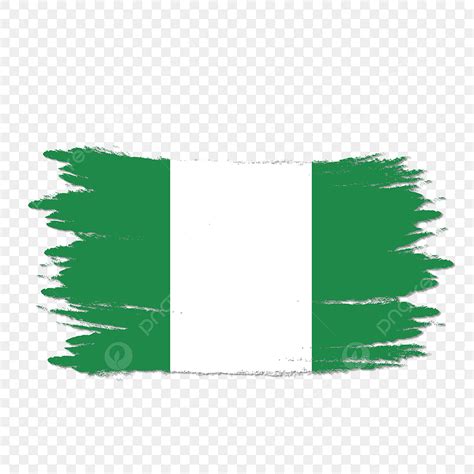 Nigeria Flag Clipart Transparent PNG Hd, Nigeria Flag Transparent Watercolor Painted Brush ...