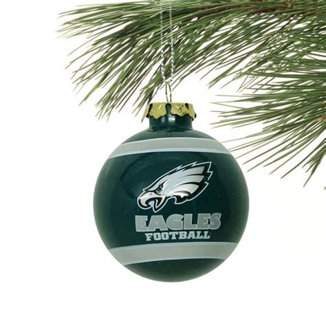 Philadelphia Eagles 2012 Team Logo Glass Ball Ornament : Amazon.in ...