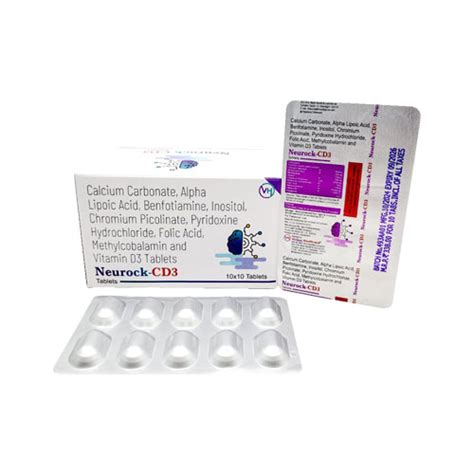 NEUROCK-CD3 TABLETS Viribus Healthcare