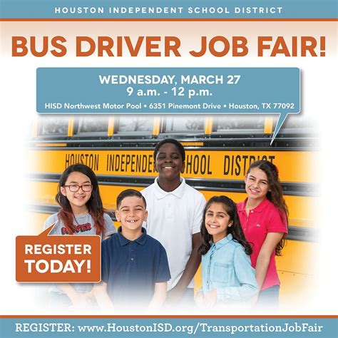 Do you have your CDL? Become a bus driver for Houston ISD! Spend more time with family while ...