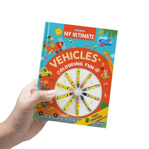 JoGenii|My-Ultimate-Vehicles-Colouring-Fun-Book-with-Free-Crayons ...