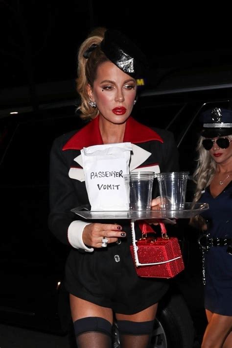 KATE BECKINSALE Arrives at a Halloween Party at Delilah in West ...