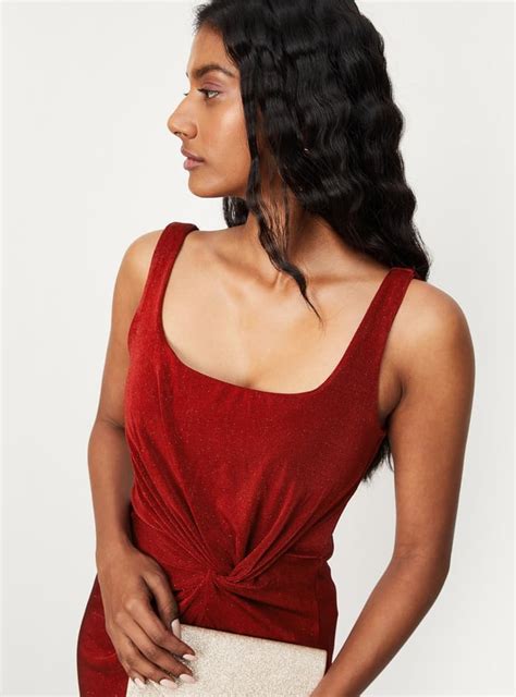 Buy Women Twisted Waist Midi Dress Online at just Rs. 1299.0 ...